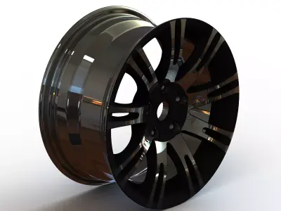 Car Classics Style Rims R18 3D model