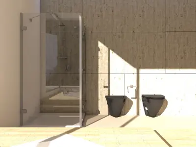 Bathroom 04 3D model