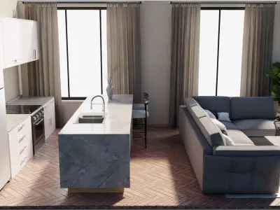 House interior 3D model