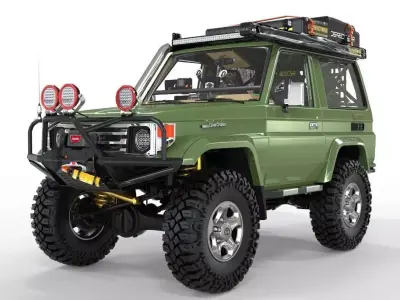Generic Land cruiser series 76 2007 Full Accessories 3D model