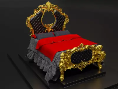 Luxury Bed 3D model
