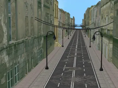 Ultimate Racetrack Kit 3D Model for Cars Bikes 2025 Low-poly 3D model