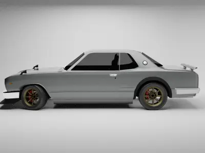 Nissan Skyline GTR  3D model