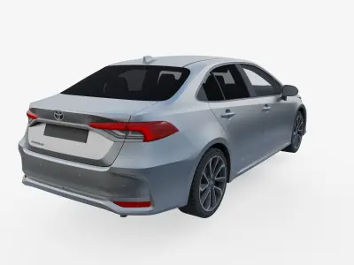 Car Toyota Corolla E210 Model 3D model