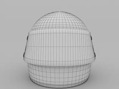 Motorcycle Helmet Low-poly 3D model