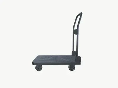 Hand Truck Low-poly 3D model by Asset-World