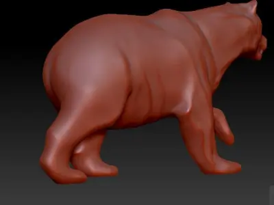 Bear 3d model Decor for 3D Printing 3D print model
