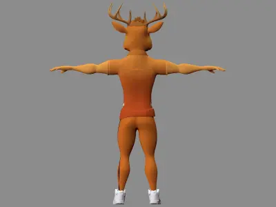 Khelo India deer  3D print model