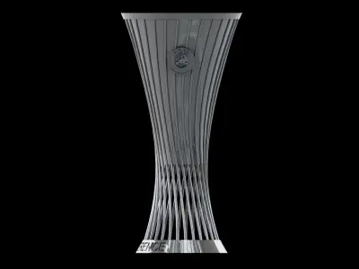Conference League Cup Free low-poly 3D model