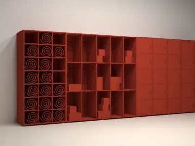 3in1 Shelf Free 3D model