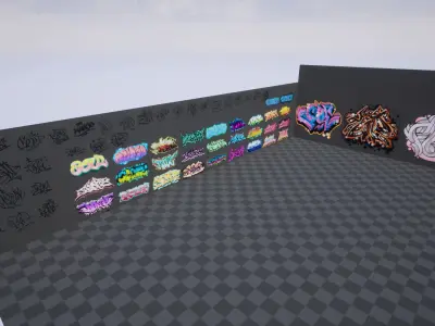 Graffiti Pack Decals V Texture