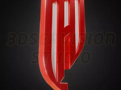 Qadsiah Saudi Club logo - Cinematic - 3D print 3D model