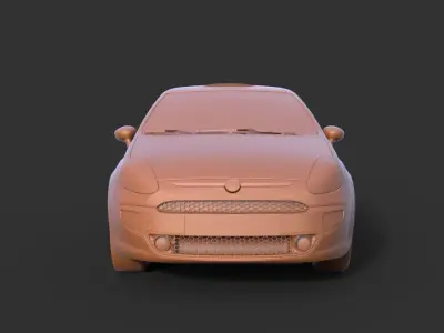 Fiat Punto 3D print model