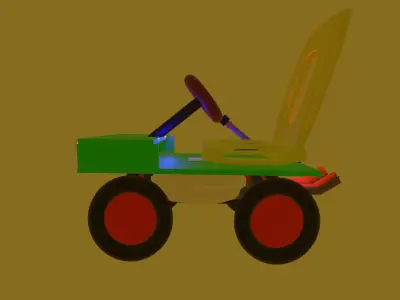 Toy-Car sportBlender 3D print model