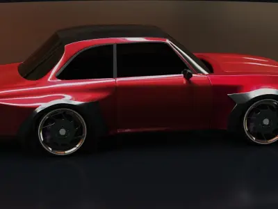 Tuning car racing 3D model