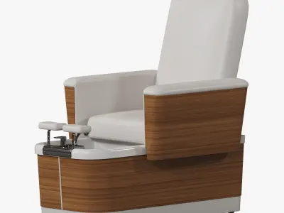 Pedicure chair FOOT DREAM LUXURY Low-poly 3D model