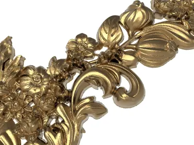  decorative pattern ready for 3D printing 3D model 306