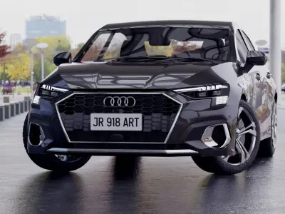 Audi  A3 2021 sedan 3D model