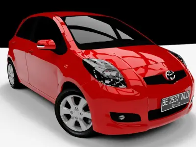 2010 TOYOTA YARIS 3D model