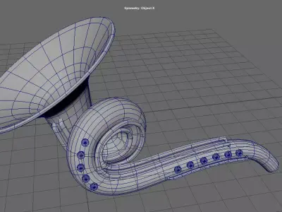 Saxophone Model 3D model