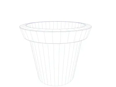 pots planted Free 3D model