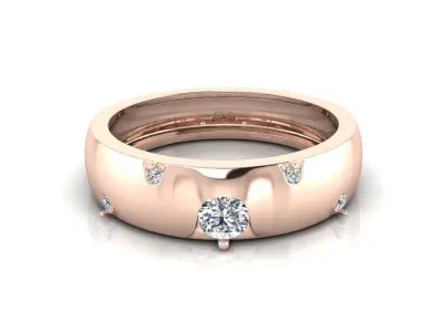 Diamond Jewelry Ring 3D print model