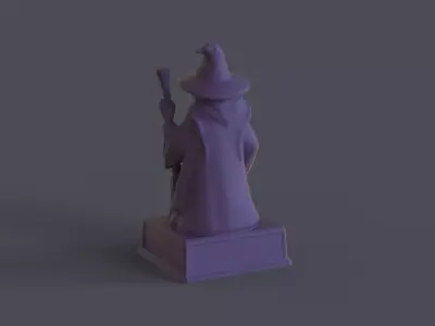 Halloween Witch Trophy 3D print model