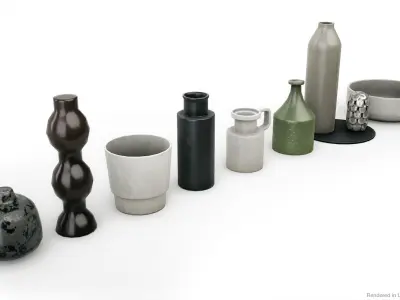 Interior Decoration PBR Game Ready Low-poly 3D model