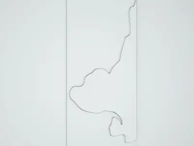 Teak Root Mirror 4 3D model