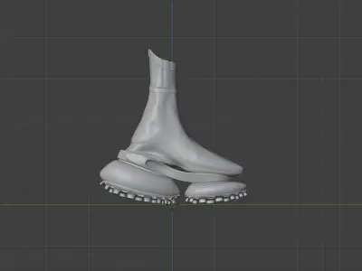 Sneakers Concept Safa Sahin Balmain 3D model