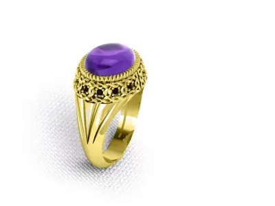 Turkish ring 3D print model get