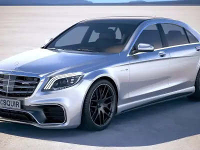 Mercedes S63 AMG 2018 3D model