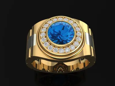 Mens ring Free 3D print model