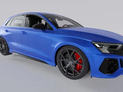 Audi RS3 Sportback Street Car  3D model