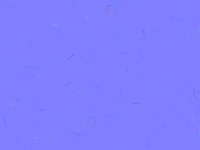 Colorful Cartoon Go-Kart with Orange  Blue 3D Model Low-poly 3D model