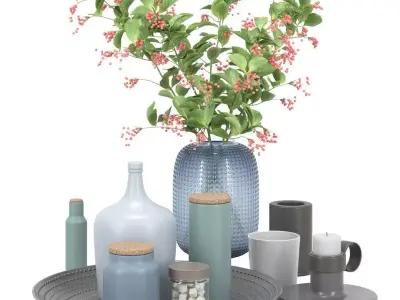 Table Decor 3D model