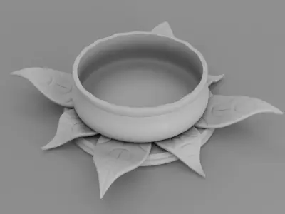 Vessel Candle Holder 3D model