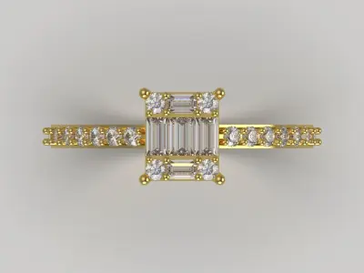 bride jewelry ring jr00143 3D print model