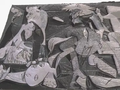 GUERNICA by PABLO PICASSO for 3D printing  3D print model