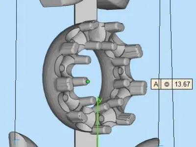 pendant anchor 3D print model