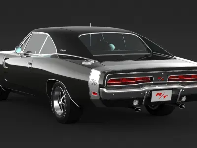 1969 Dodge Charger RT 3D model