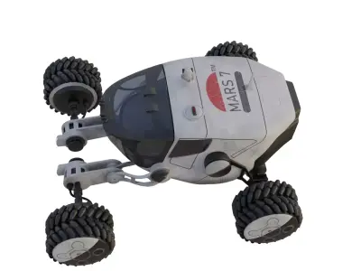 Mars Rover car 3D model