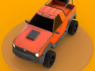 Truck Lowpoly offroad racing apk Low-poly 3D model