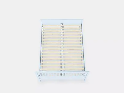 IDANAS Bed frame 20 Low-poly 3D model