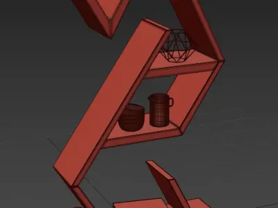 Decorative Set 3D model 7