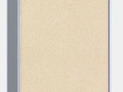 ENHET Mirror cabinet with 2 doors 1 Low-poly 3D model