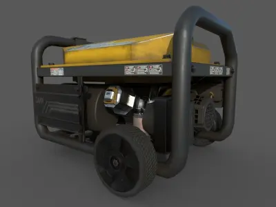 Mini Generator Low-poly 3D model