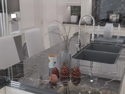 kitchen design 3D model