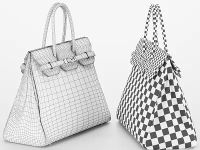 Ladies bag 3D model