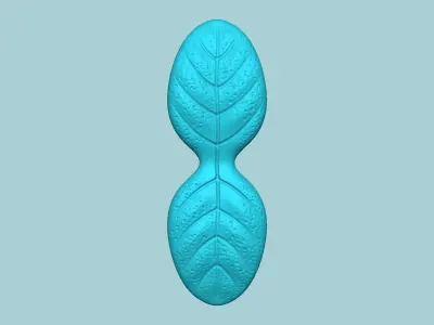 Thyme Leaf Mold - Artificial Herb Molding Tool 3D print model